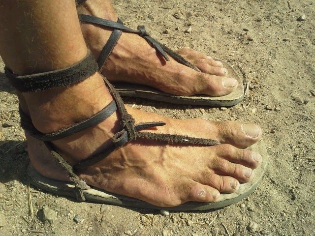 Tarahumara footwear while running